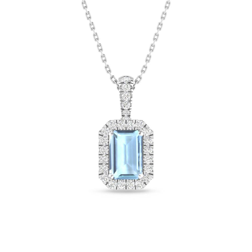White Gold - Aquamarine