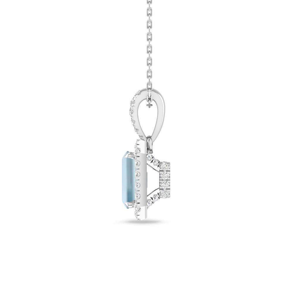 White Gold - Aquamarine