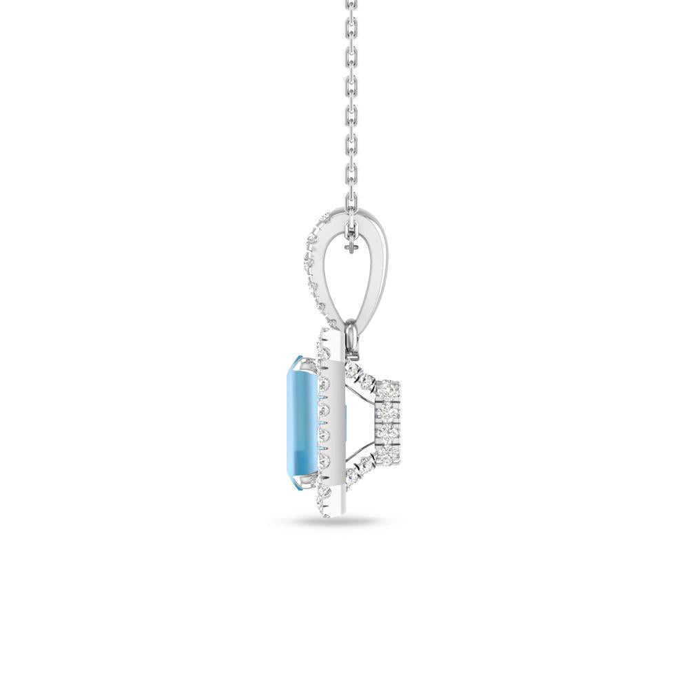 White Gold - Aquamarine
