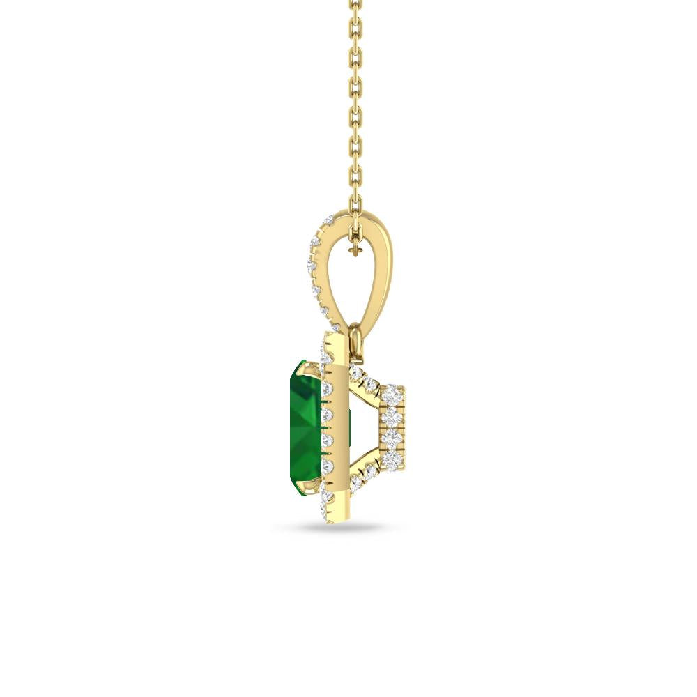 Yellow Gold - Emerald