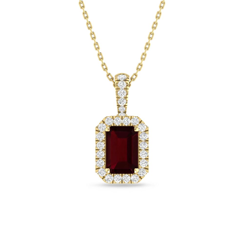 Yellow Gold - Garnet