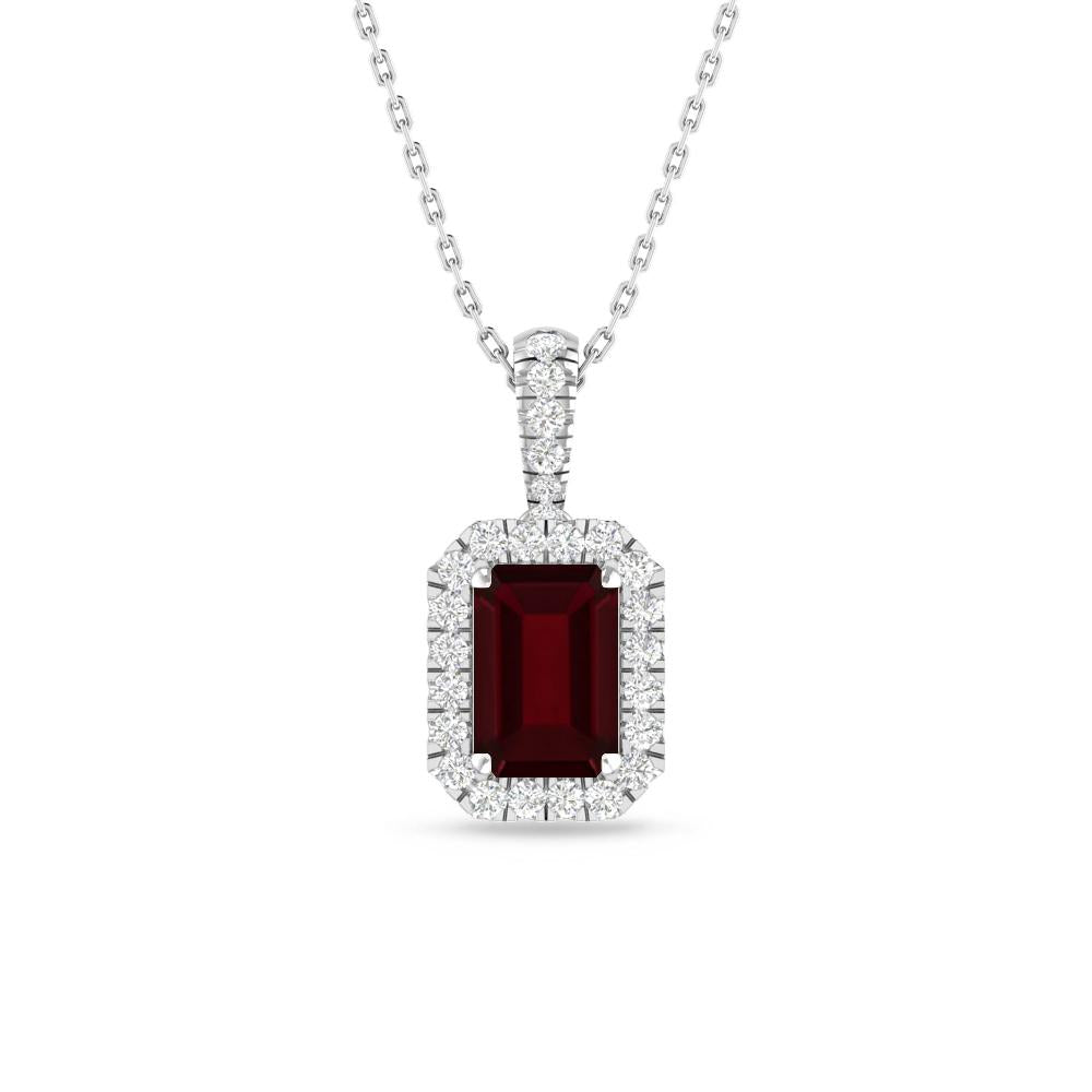 White Gold - Garnet