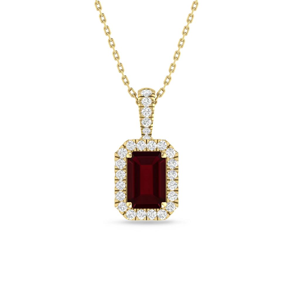 Yellow Gold - Garnet