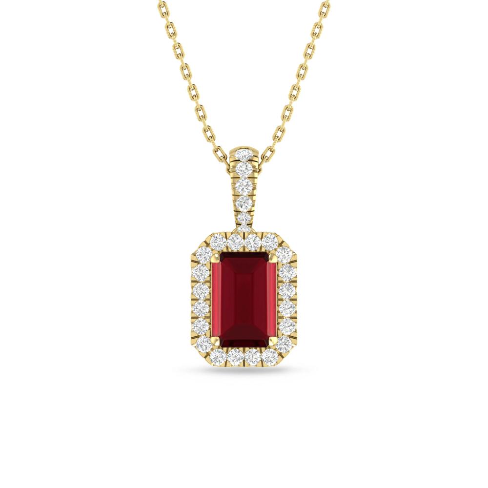 Yellow Gold - Garnet