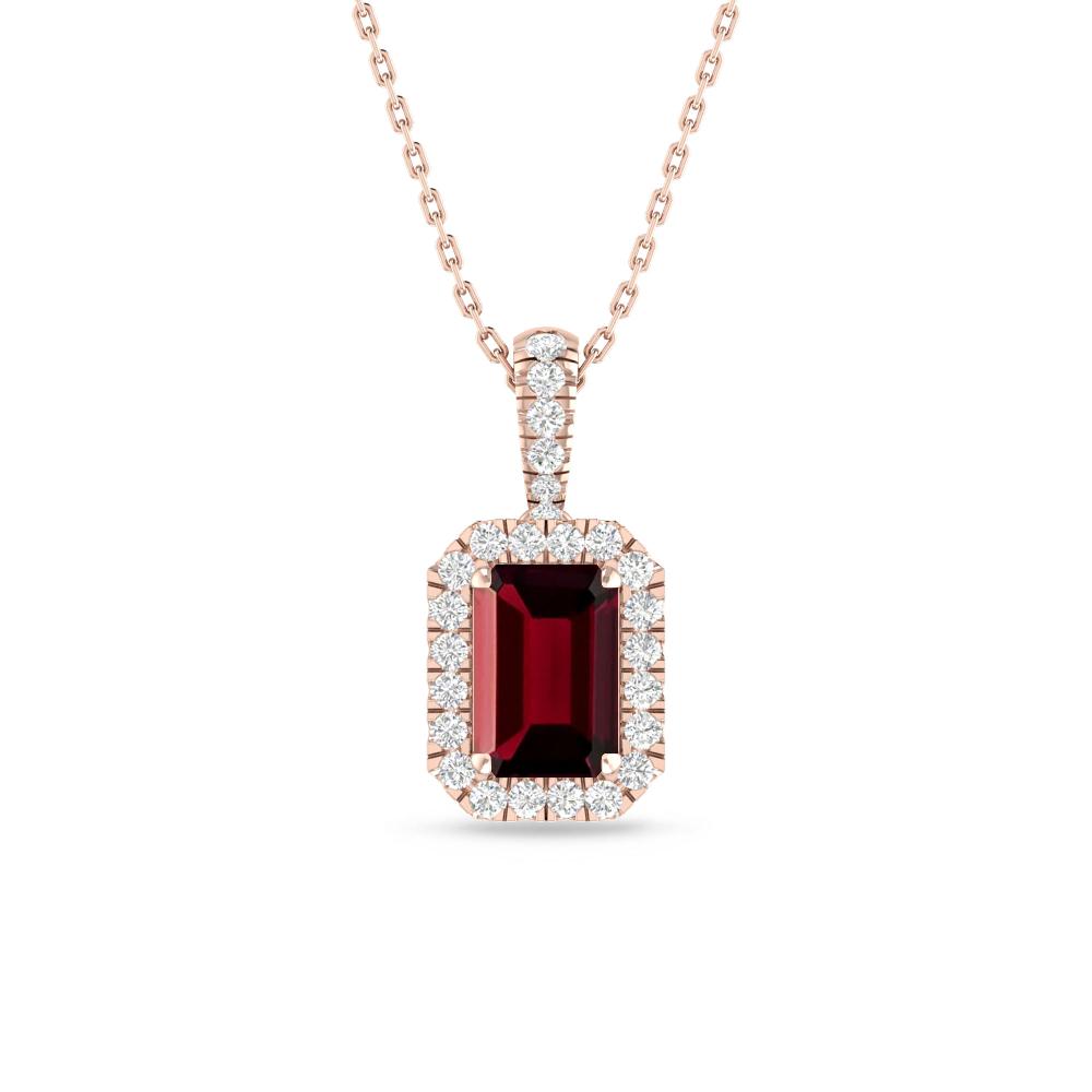 Rose Gold - Garnet