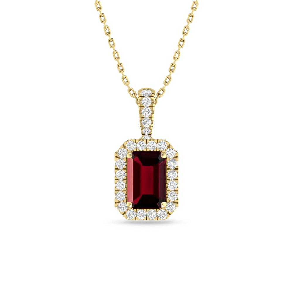 Yellow Gold - Garnet