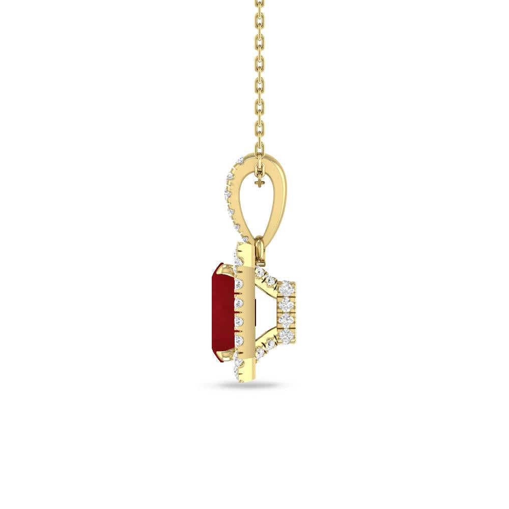 Yellow Gold - Garnet