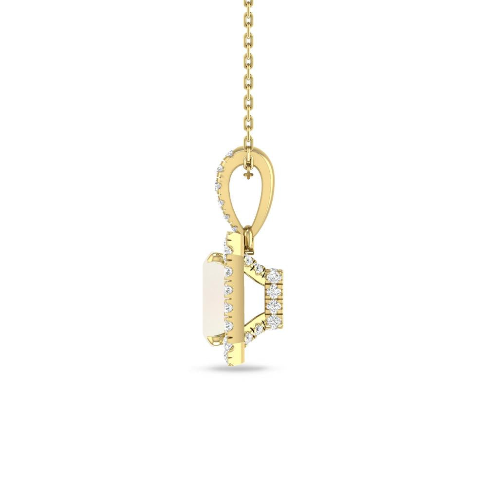 Yellow Gold - Opal