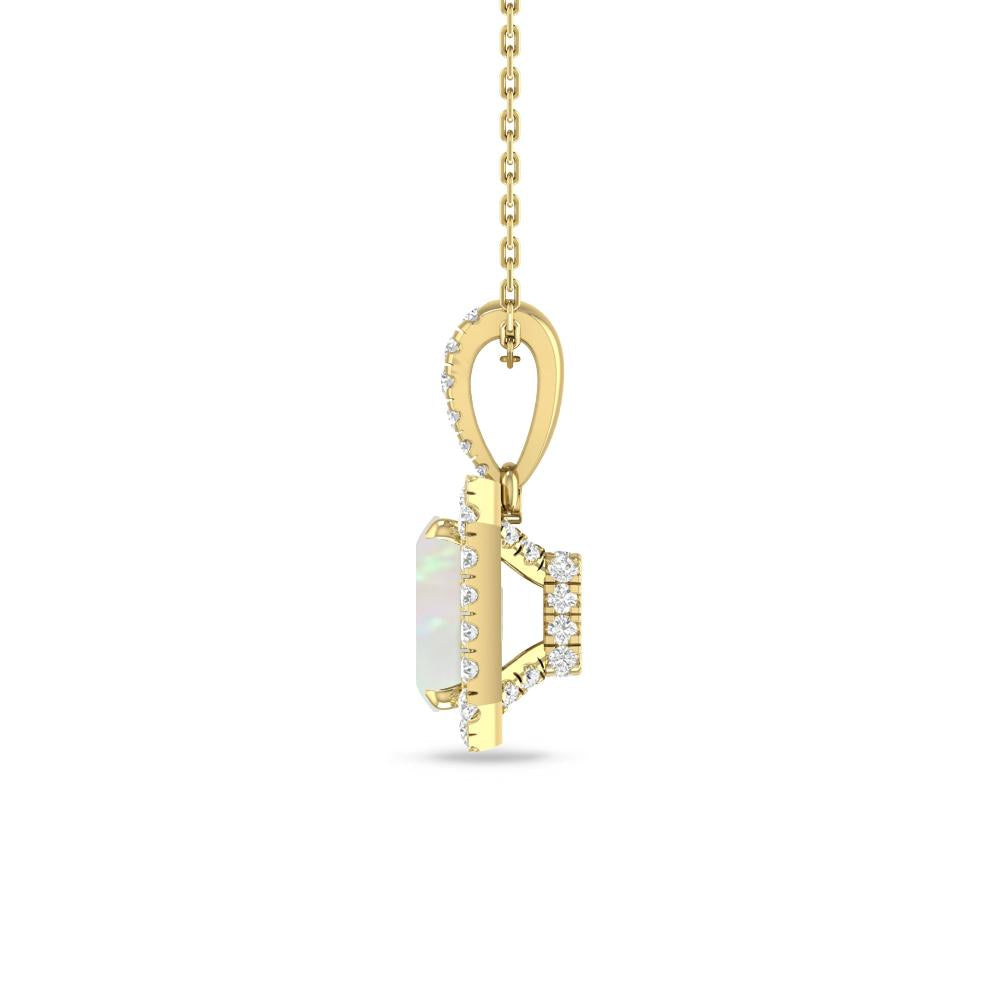 Yellow Gold - Opal