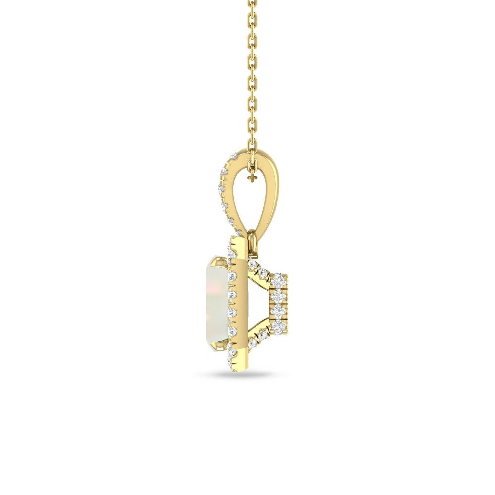 Yellow Gold - Opal