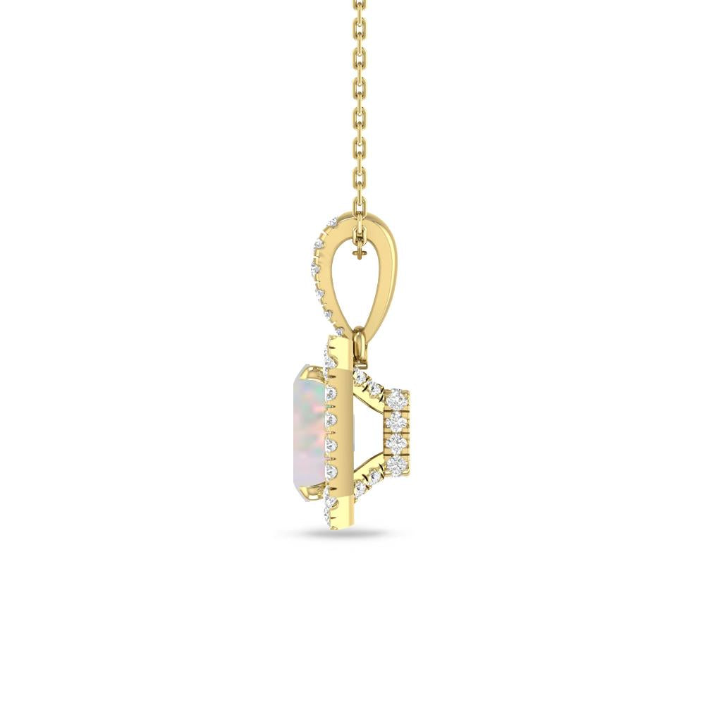 Yellow Gold - Opal