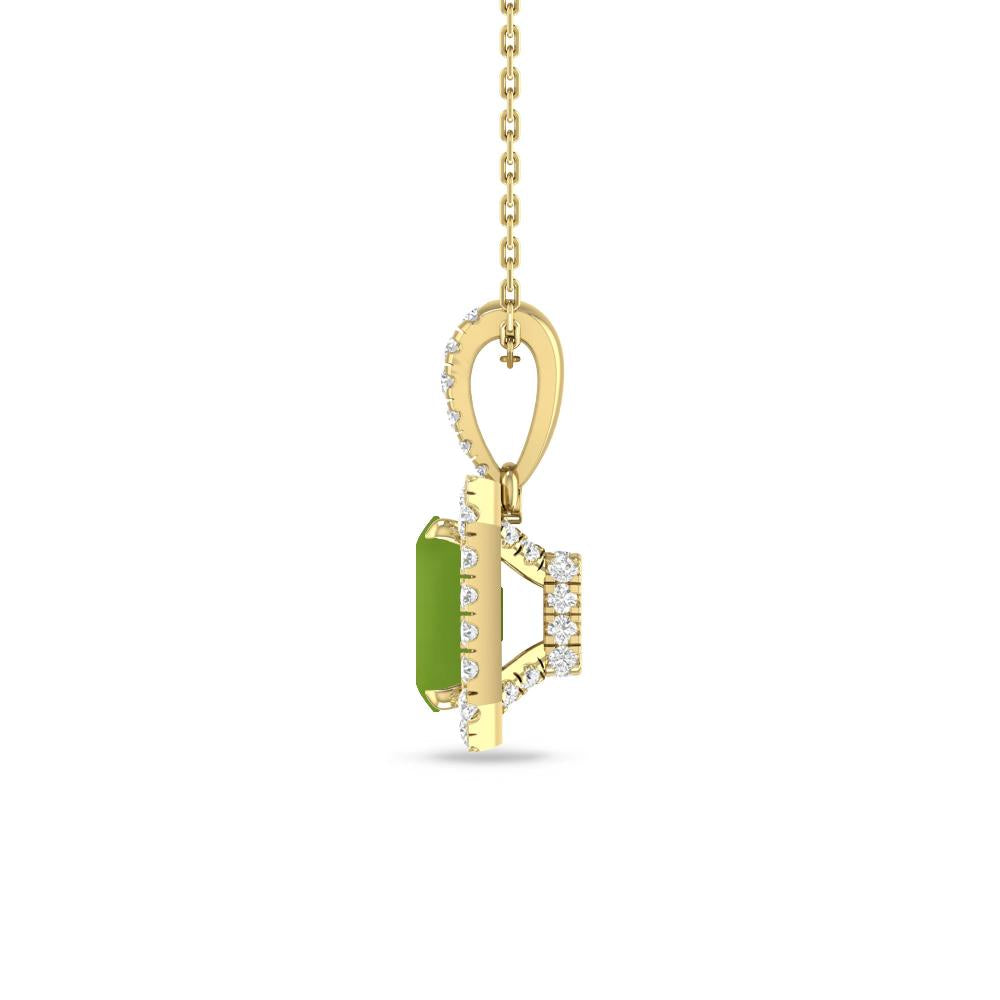 Yellow Gold - Peridot