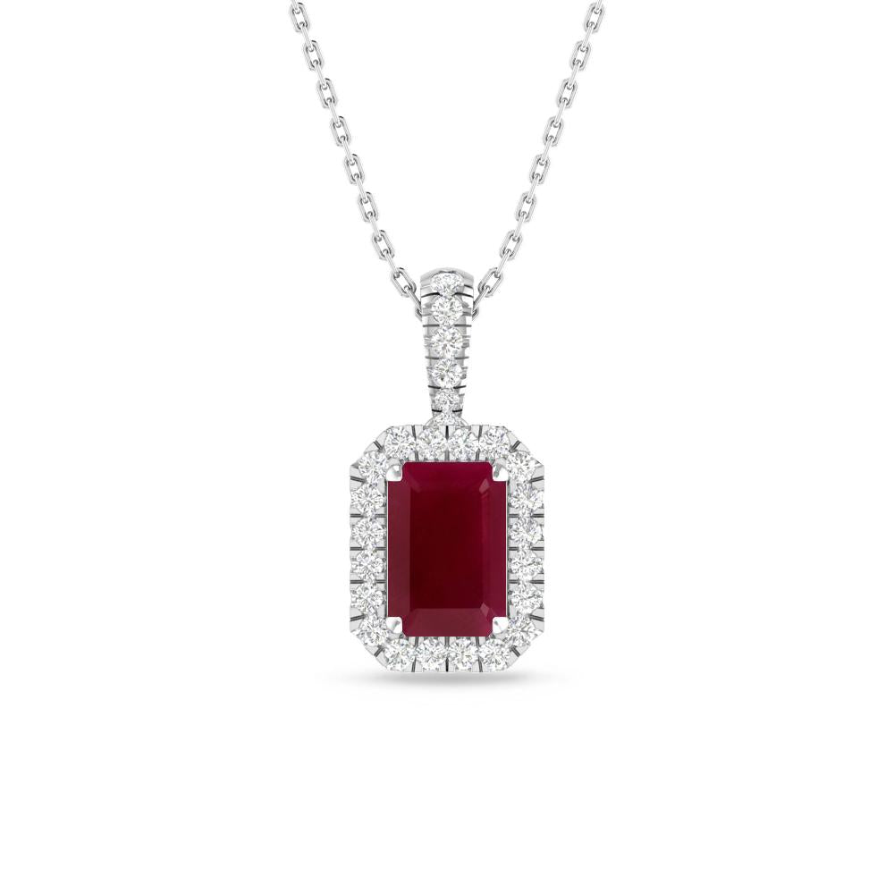 White Gold - Ruby