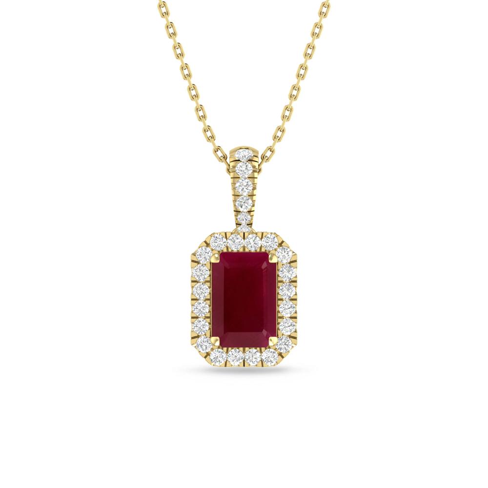 Yellow Gold - Ruby