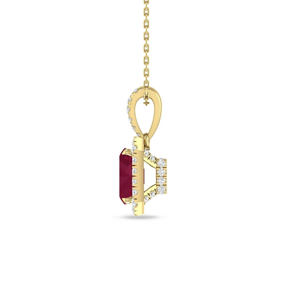 Yellow Gold - Ruby