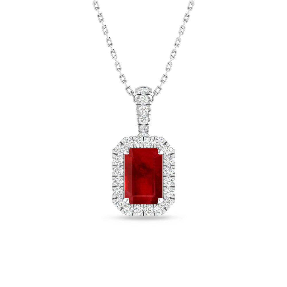 White Gold - Ruby