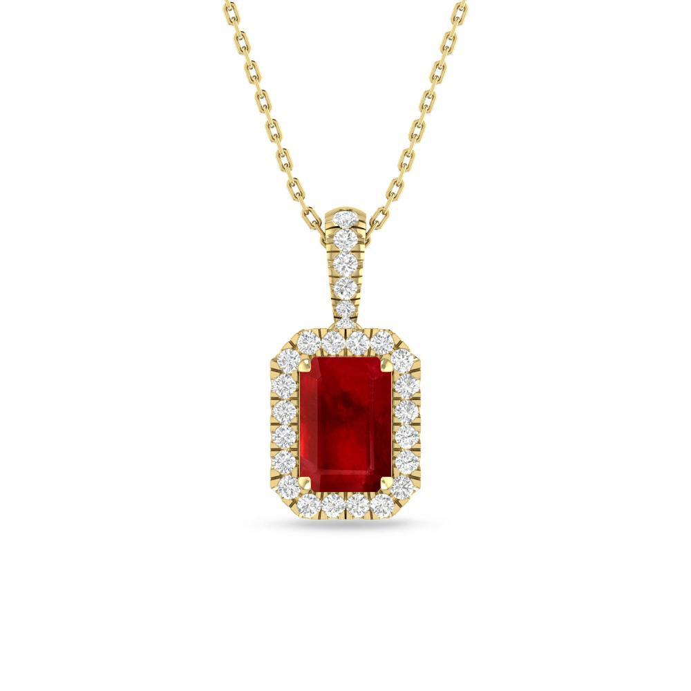 Yellow Gold - Ruby