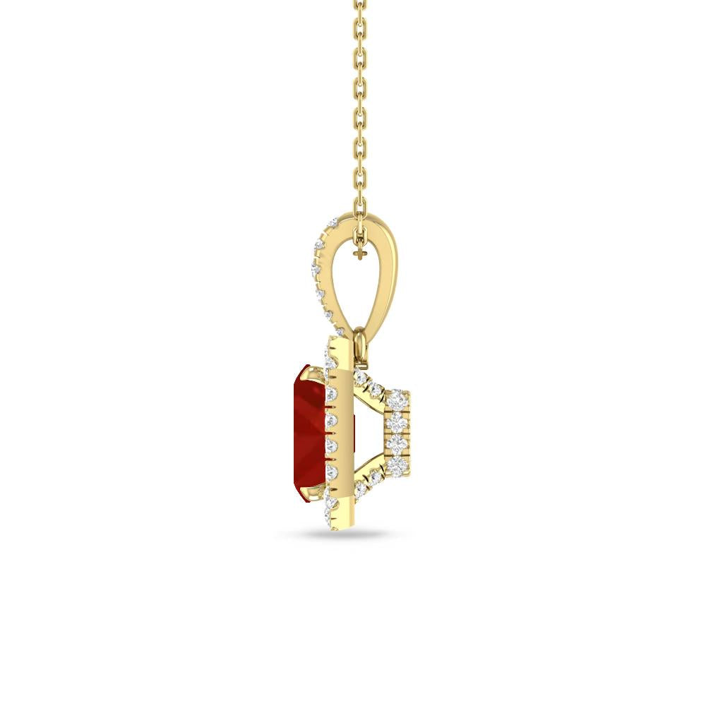 Yellow Gold - Ruby