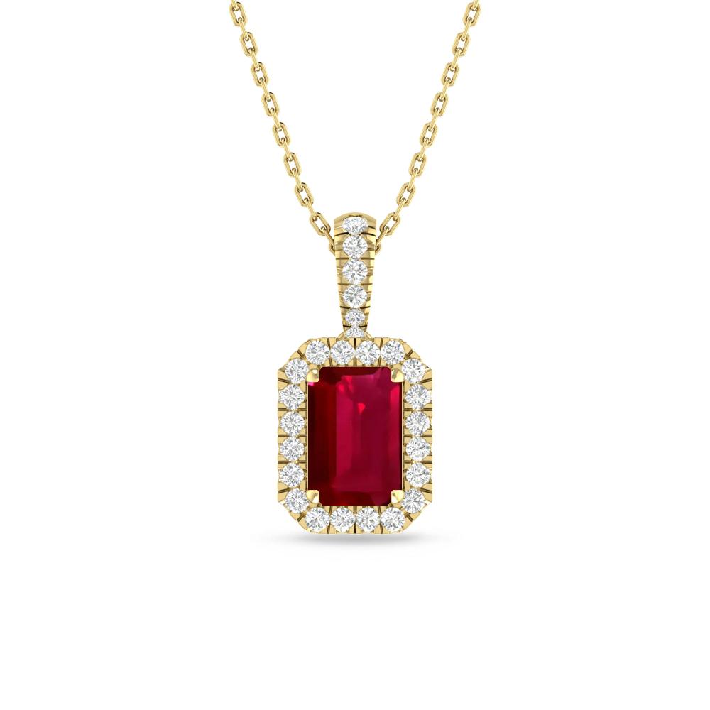 Yellow Gold - Ruby