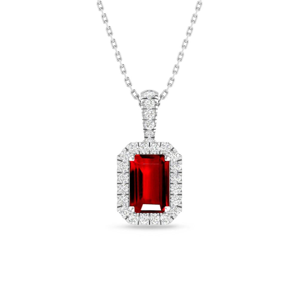 White Gold - Ruby