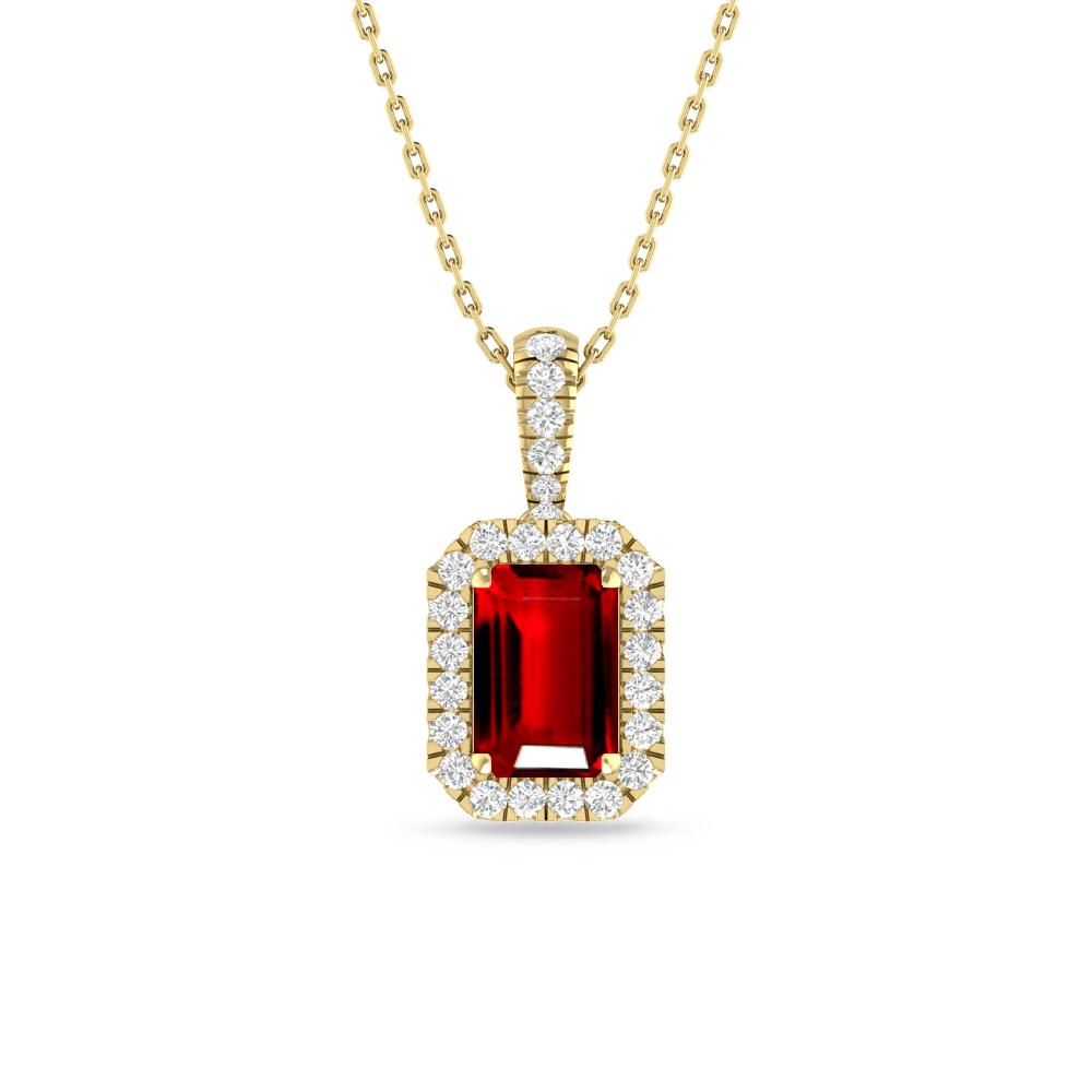 Yellow Gold - Ruby