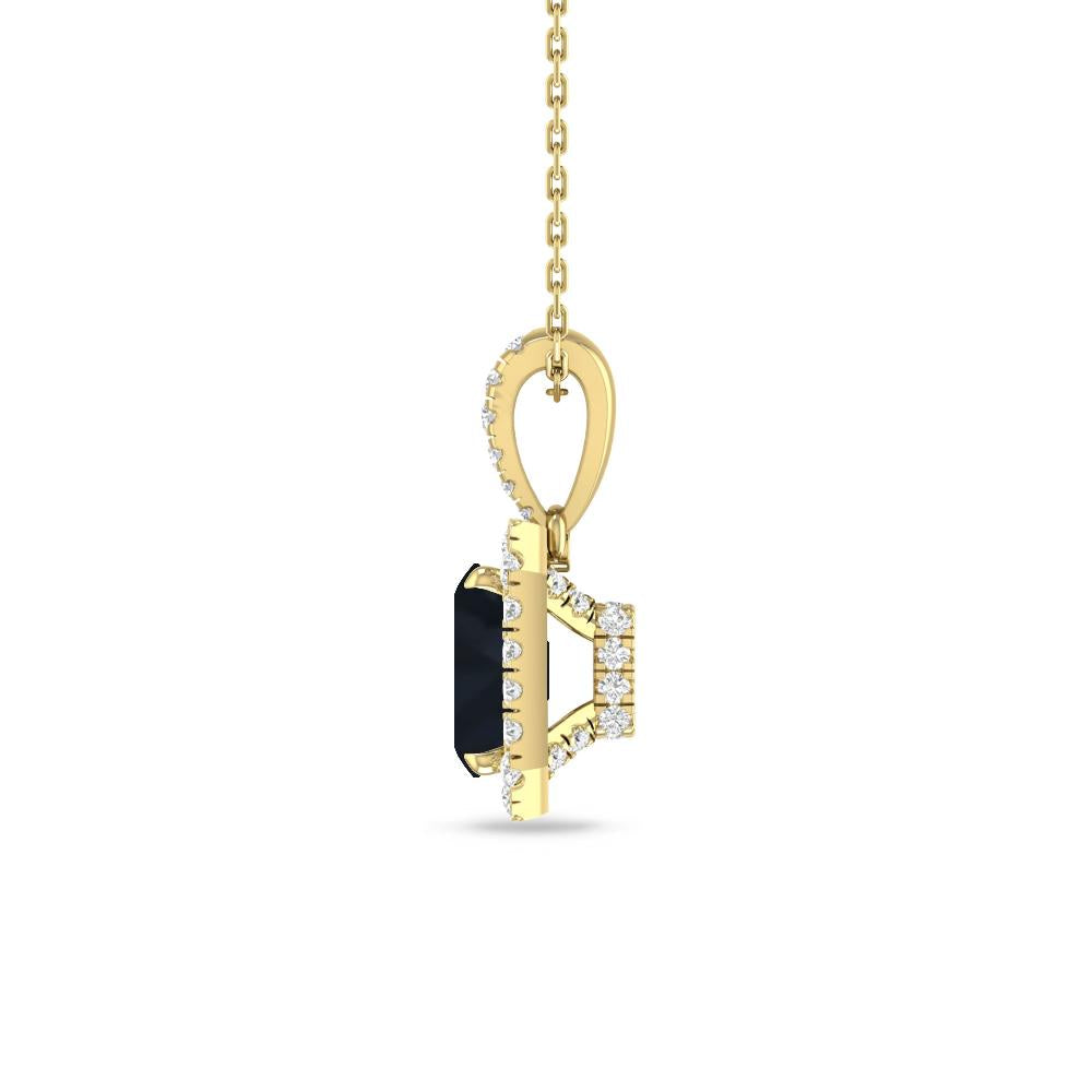 Yellow Gold - Sapphire