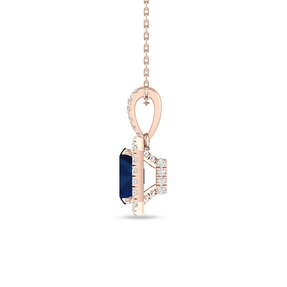 Rose Gold - Sapphire