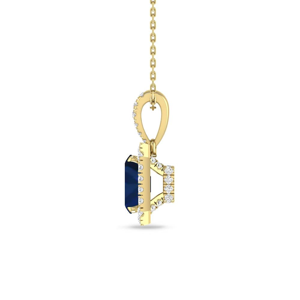 Yellow Gold - Sapphire