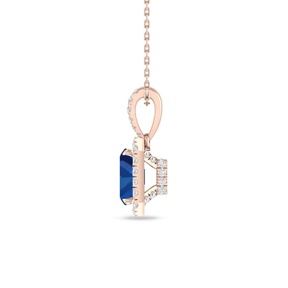 Rose Gold - Sapphire