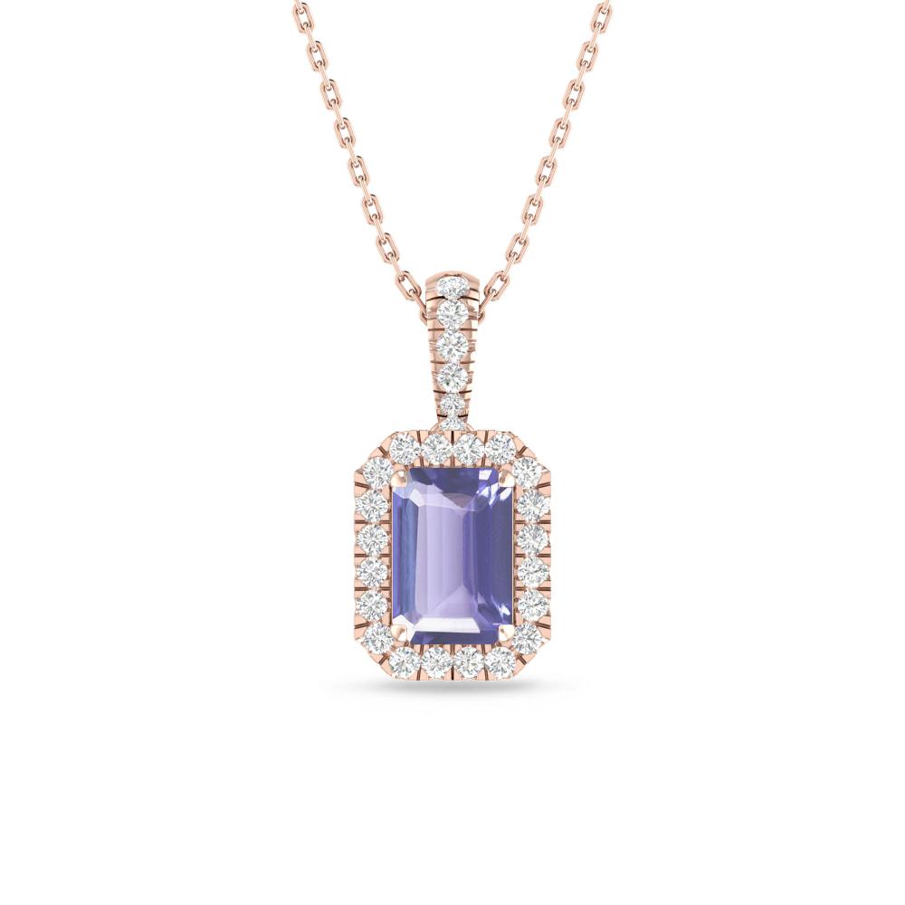 Rose Gold - Tanzanite