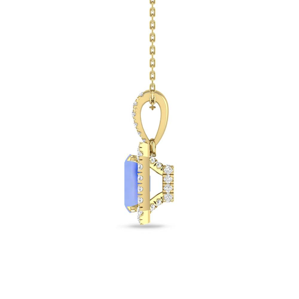 Yellow Gold - Tanzanite
