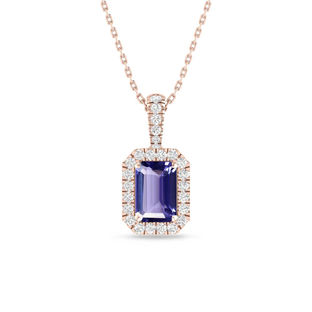 Rose Gold - Tanzanite