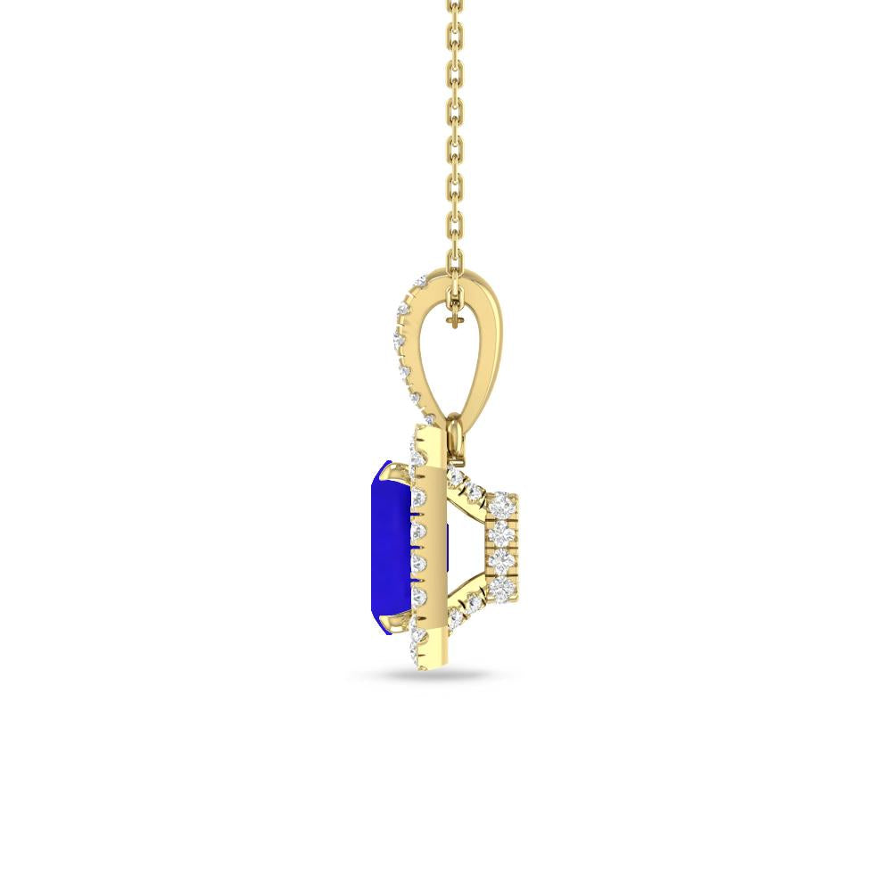 Yellow Gold - Tanzanite