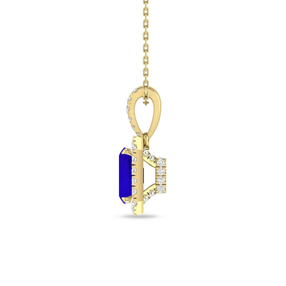 Yellow Gold - Tanzanite