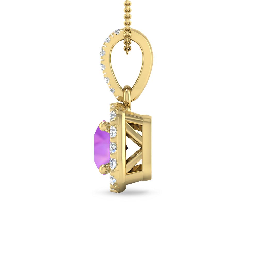 Yellow Gold - Amethyst