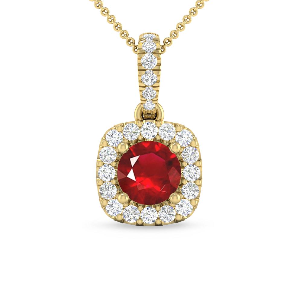 Yellow Gold - Ruby