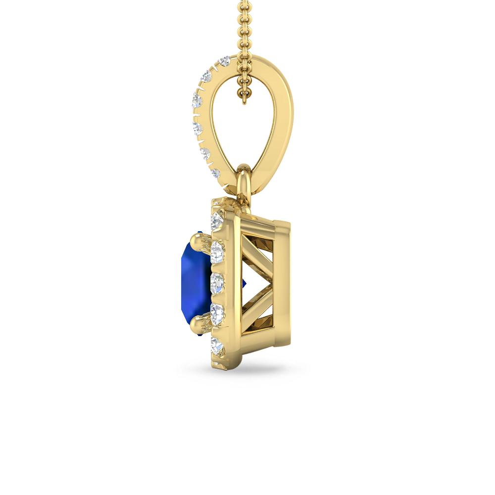 Yellow Gold - Sapphire