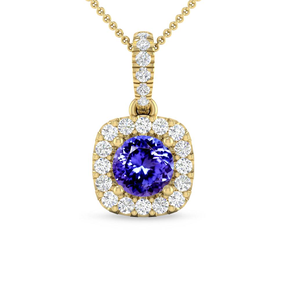 Yellow Gold - Tanzanite