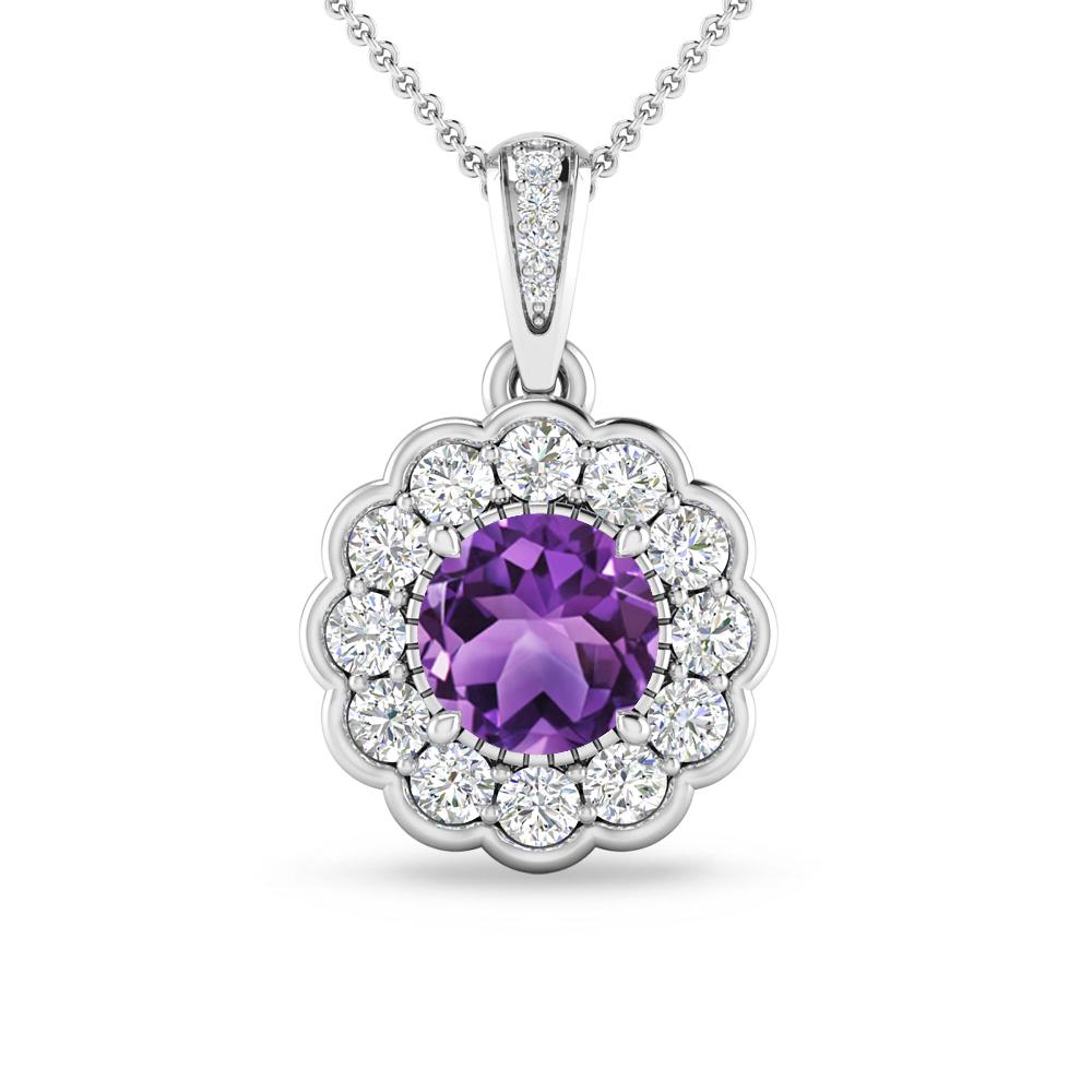 White Gold - Amethyst