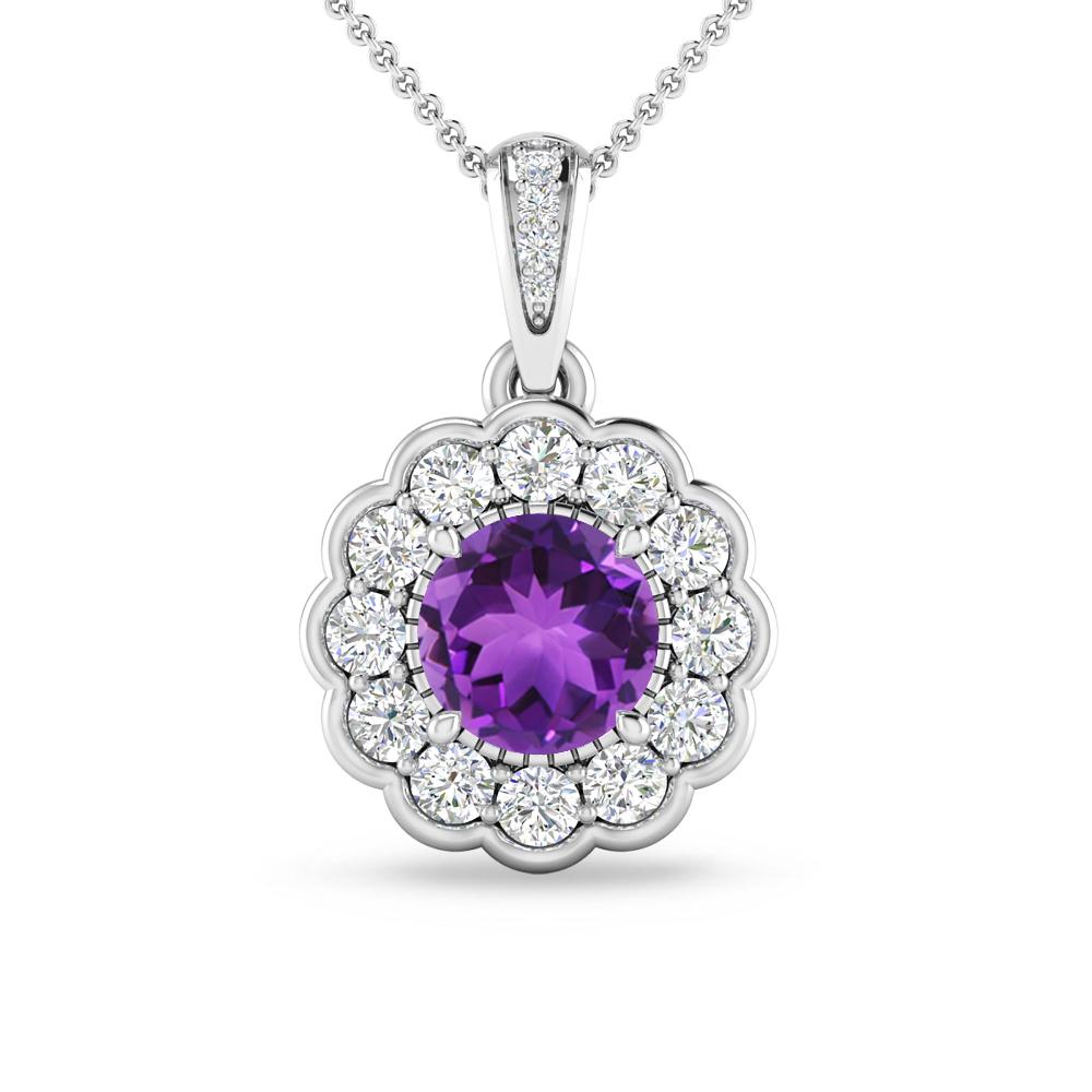 White Gold - Amethyst