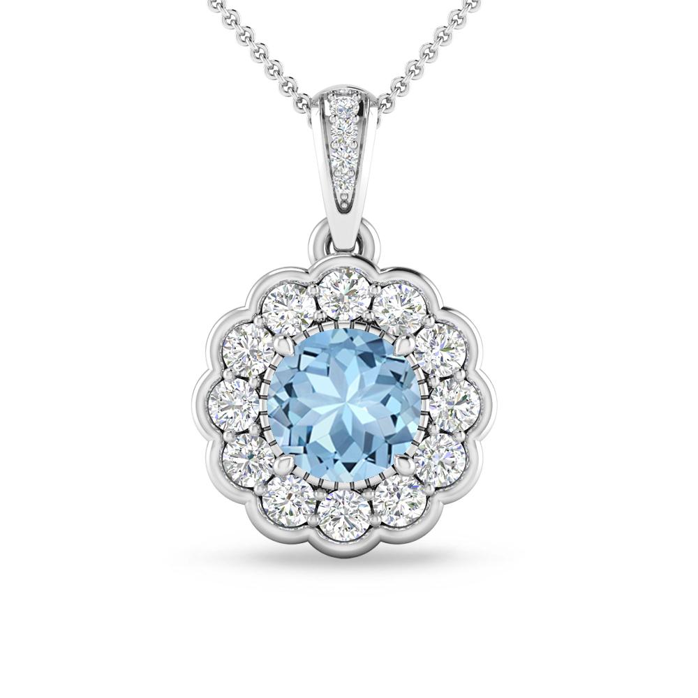 White Gold - Aquamarine