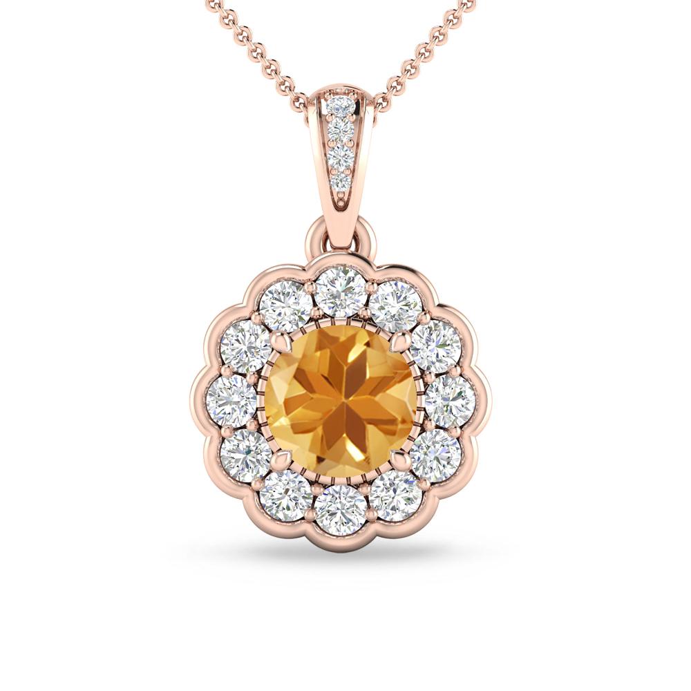 Rose Gold - Citrine