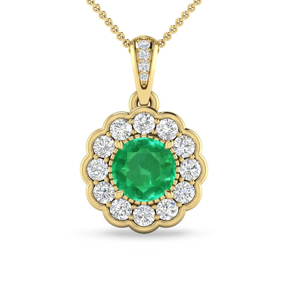 Yellow Gold - Emerald