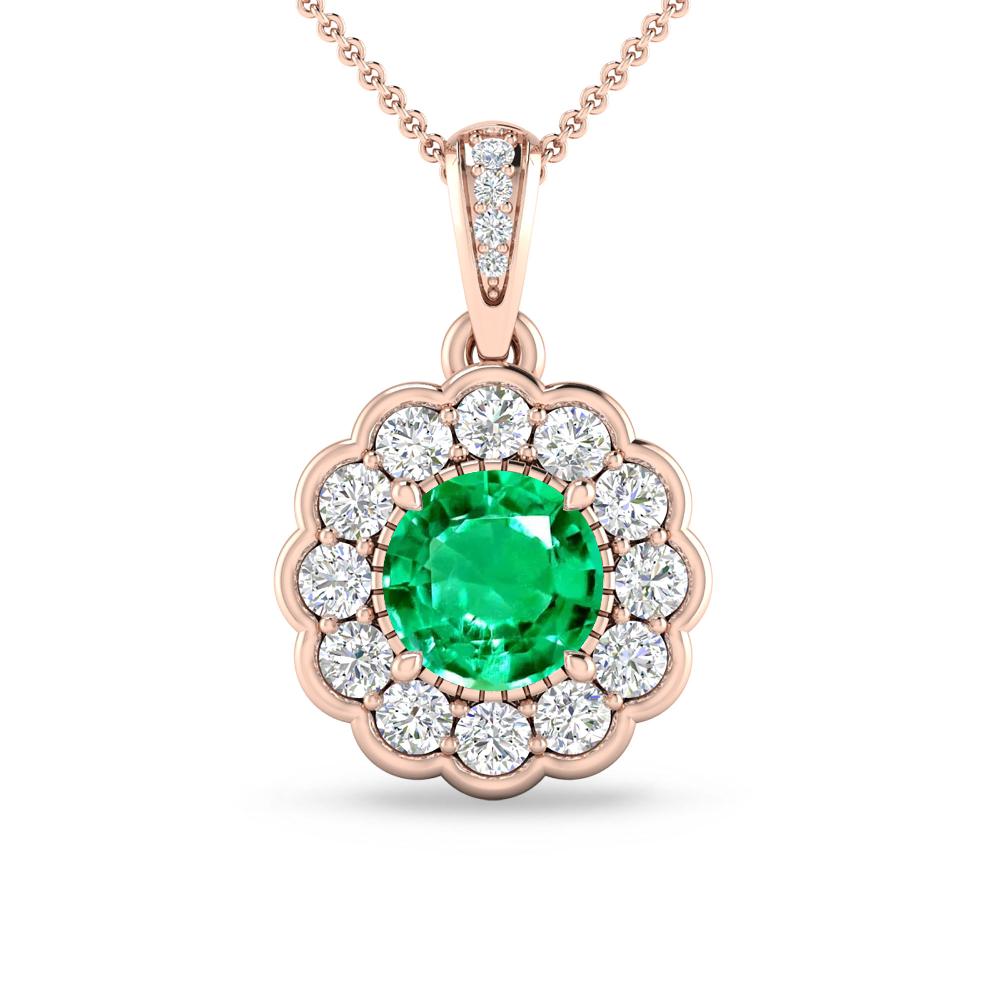 Rose Gold - Emerald