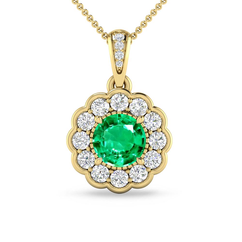 Yellow Gold - Emerald
