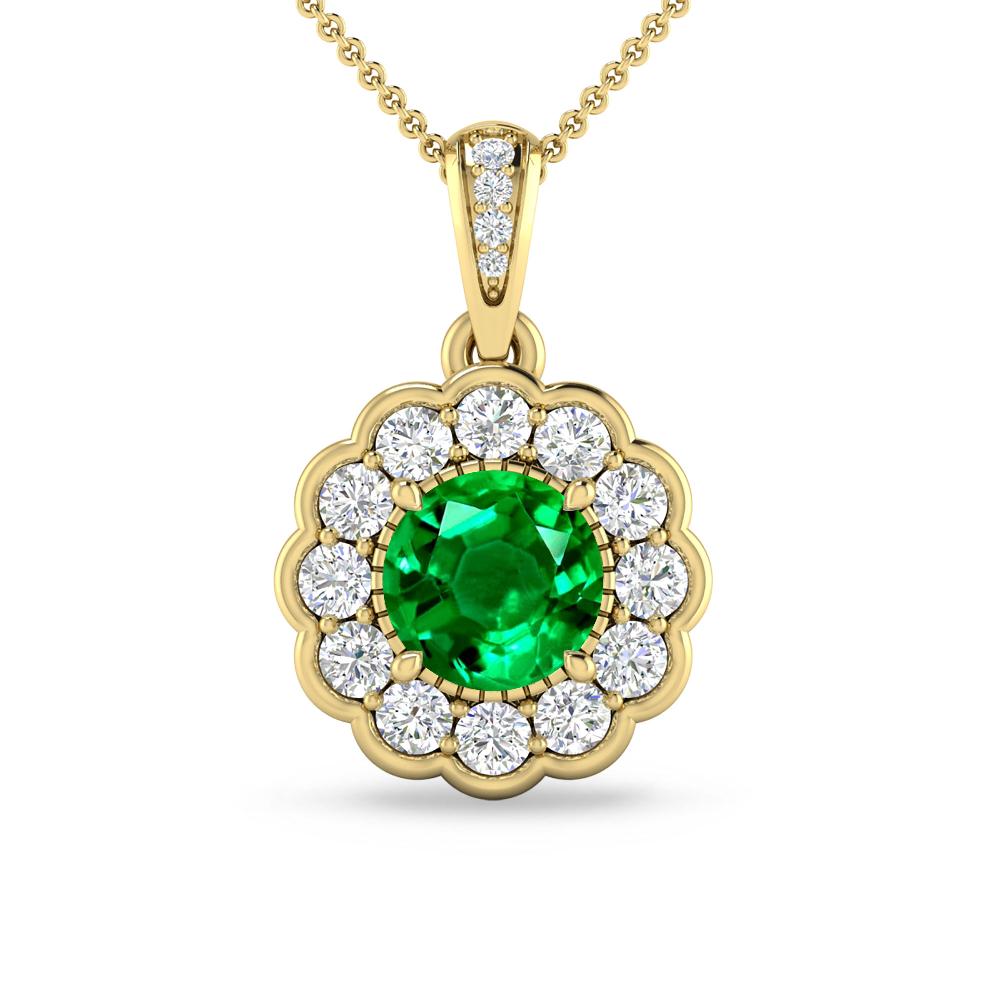 Yellow Gold - Emerald