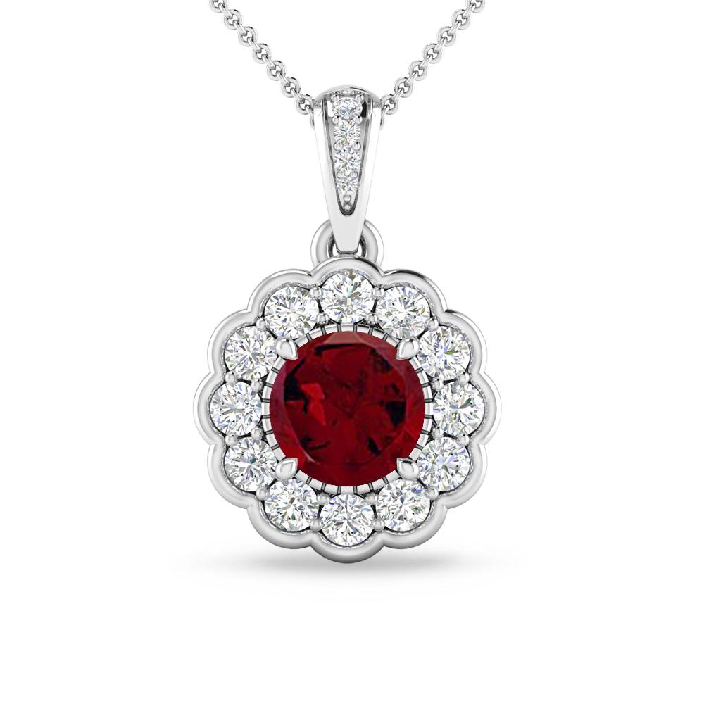 White Gold - Garnet