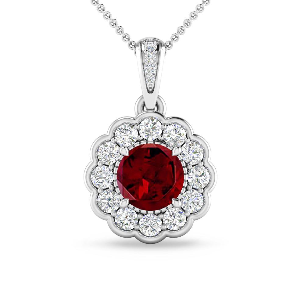 White Gold - Garnet