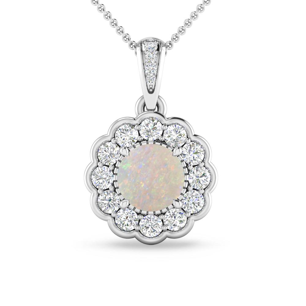 White Gold - Opal