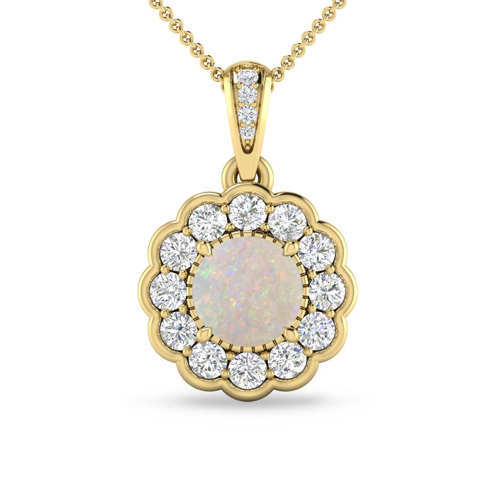 Yellow Gold - Opal